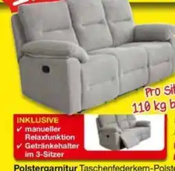 Opti Wohnwelt Polstergarnitur Taschenfederkern-Polster Angebot