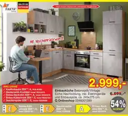 Opti Wohnwelt Einbauküche Betonoptik/Vintage Angebot