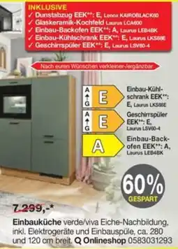 Opti Wohnwelt Einbauküche Angebot