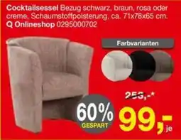 Opti Wohnwelt Cocktailsessel Angebot