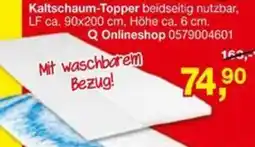 Opti Wohnwelt Kaltschaum-Topper Angebot