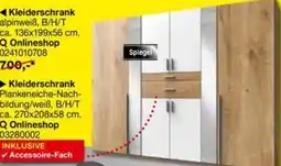Opti Wohnwelt Kleiderschrank alpinweiß Angebot