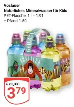 Globus Vöslauer Natürliches Mineralwasser für Kids Angebot