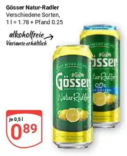 Globus Gösser Natur-Radler Angebot
