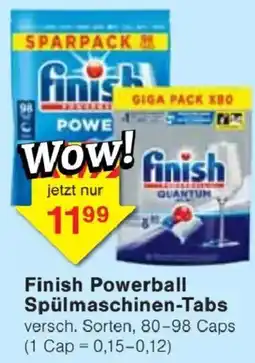 Jawoll Finish Powerball Spülmaschinen-Tabs Angebot