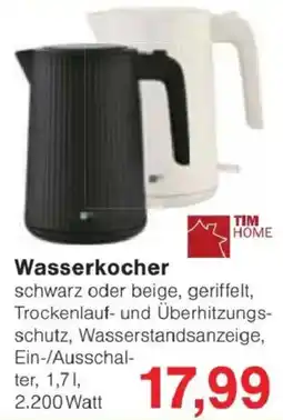 Jawoll Wasserkocher TIM HOME Angebot