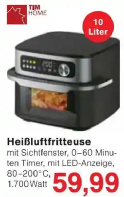 Jawoll TIM HOME Heißluftfritteuse Angebot
