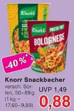 Jawoll Knorr Snackbecher Angebot