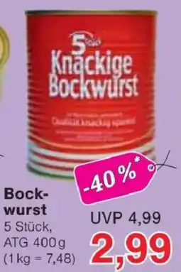 Jawoll 5 Knackige Bockwurst Angebot