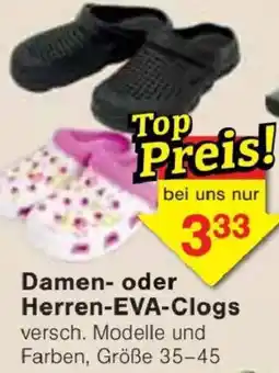 Jawoll Damen- oder Herren-EVA-Clogs Angebot