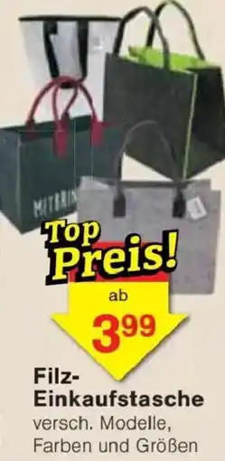 Jawoll Filz-Einkaufstasche Angebot