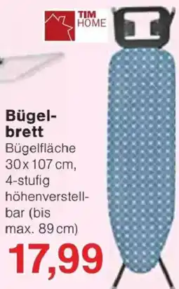 Jawoll TIM HOME Bügelbrett Angebot