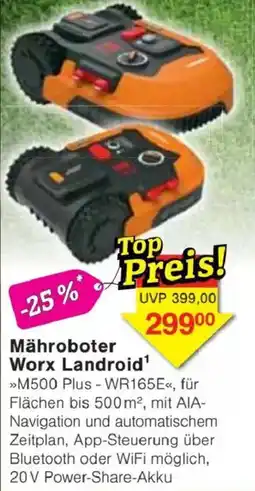 Jawoll Mähroboter Worx Landroid Angebot