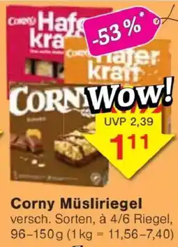 Jawoll Corny Müsliriegel Angebot