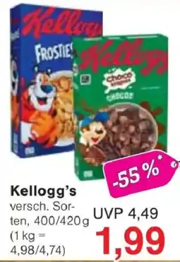 Jawoll Kellogg's versch. Sorten Angebot