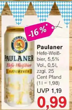 Jawoll Paulaner Hefe-Weißbier Angebot