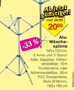 Jawoll Alu-Wäschespinne Angebot