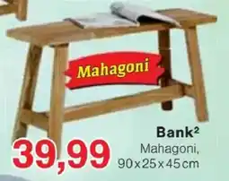 Jawoll Bank² Mahagoni Angebot