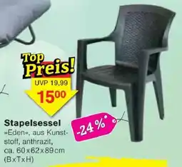 Jawoll Stapelsessel »Eden«, aus Kunststoff, anthrazit Angebot
