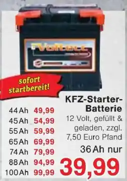 Jawoll KFZ-Starter-Batterie Angebot