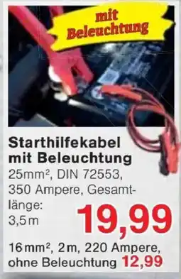 Jawoll Starthilfekabel mit Beleuchtung Angebot