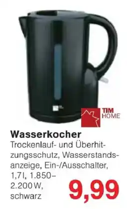 Jawoll Wasserkocher TIM HOME Angebot