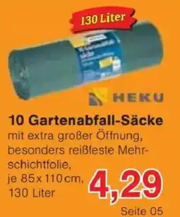 Jawoll Gartenabfall-Säcke HEKU Angebot