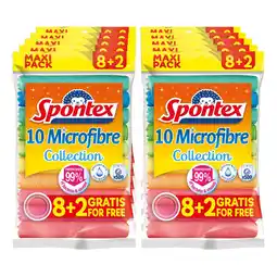 Netto Marken-Discount Spontex Microfibre Maxi Pack 8 + 2 gratis, 10er Pack Angebot