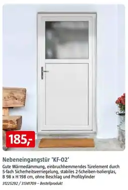 Bauhaus Nebeneingangstür 'KF-02' Angebot