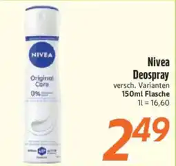 inkoop Nivea Deospray Angebot