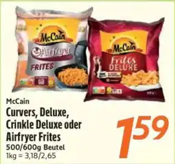 inkoop McCain Curvers, Deluxe, Crinkle Deluxe oder Airfryer Frites Angebot