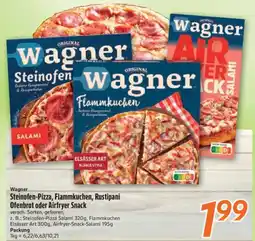 inkoop Wagner Steinofen-Pizza, Flammkuchen, Rustipani Angebot