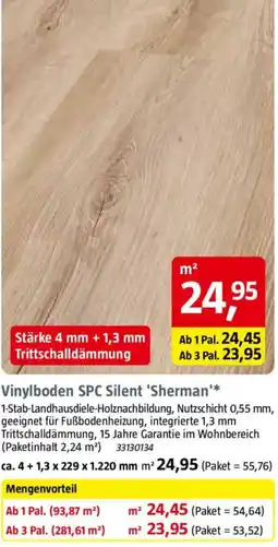 Bauhaus Vinylboden SPC Silent 'Sherman' Angebot