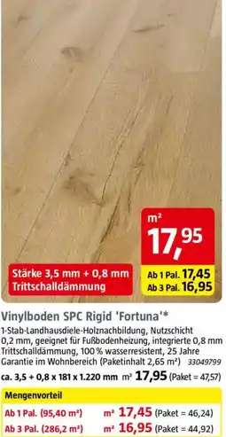 Bauhaus Vinylboden SPC Rigid 'Fortuna' Angebot