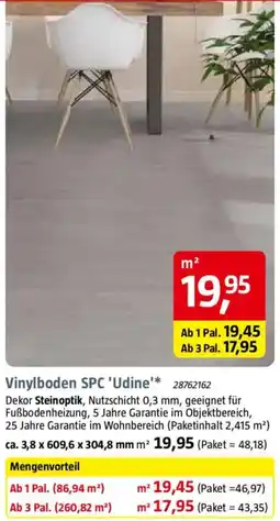 Bauhaus Vinylboden SPC 'Udine' Angebot
