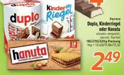 inkoop Duplo, Kinderriegel oder Hanuta Angebot