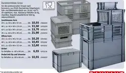 Bauhaus Euronormbox Grau Angebot