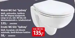 Bauhaus Camargue Wand-WC-Set 'Sydney' Angebot