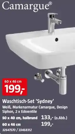 Bauhaus Camargue Waschtisch-Set 'Sydney' Angebot