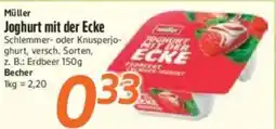 inkoop Müller Joghurt mit der Ecke Angebot