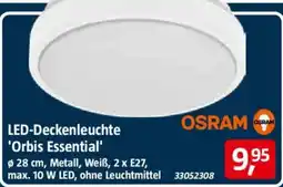 Bauhaus OSRAM LED-Deckenleuchte 'Orbis Essential' Angebot