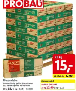 Bauhaus Fliesenkleber PROBAU Angebot