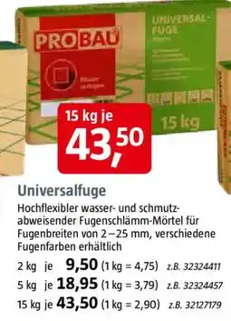 Bauhaus PROBAU Universalfuge Angebot