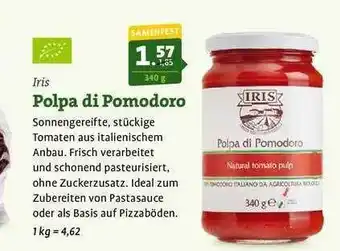 Ebl Naturkost Iris Polpa Di Pomodoro Angebot