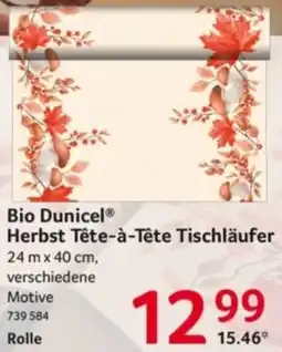 Selgros Bio Dunicel Herbst Tête-à-Tête Tischläufer Angebot