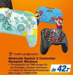 Expert TURTLE BEACH Nintendo Switch 2 Controller Rematch Wireless Angebot
