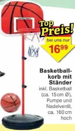 Jawoll Basketballkorb mit Ständer Angebot