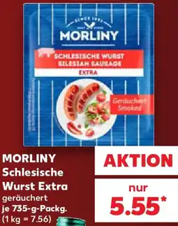 Kaufland MORLINY Schlesische Wurst Extra Angebot