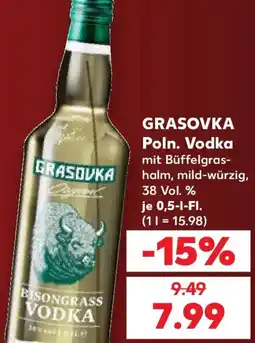Kaufland GRASOVKA Poln. Vodka Angebot