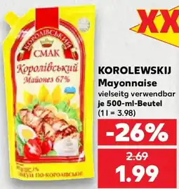 Kaufland KOROLEWSKIJ Mayonnaise Angebot